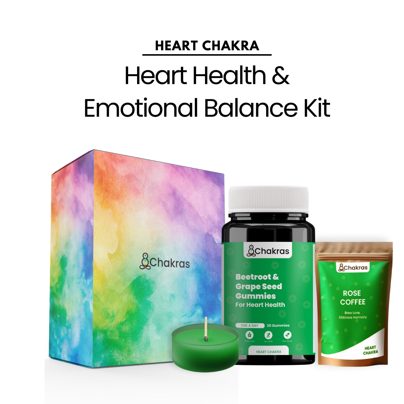 Heart Chakra Heart Health & Emotional Balance Kit