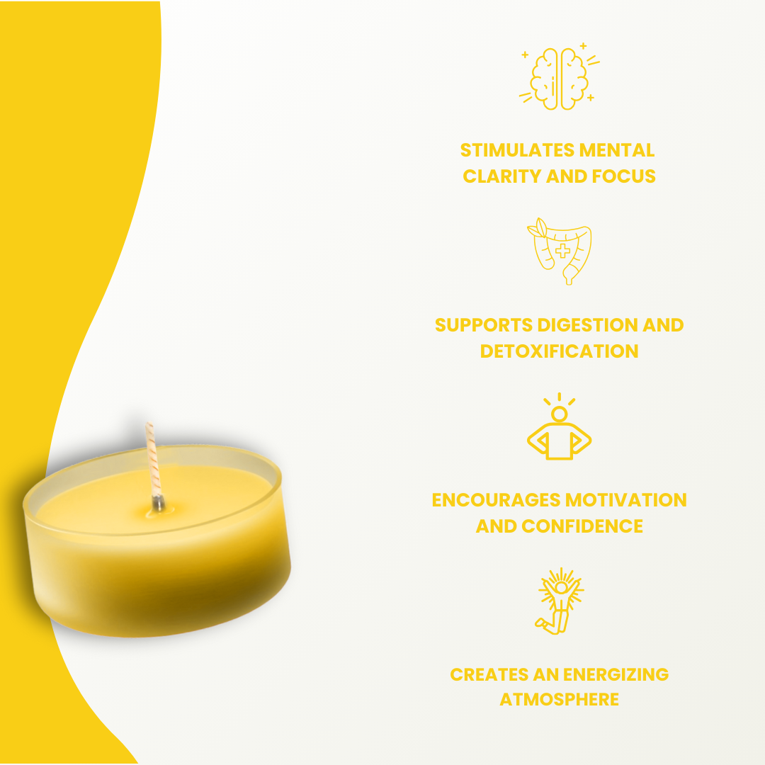 Solar Plexus Chakra - Lemon & Ginger Candle