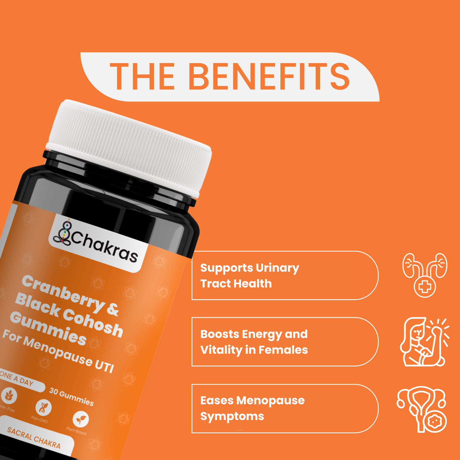 Sacral Chakra Menopause Balance & UTI Support Kit