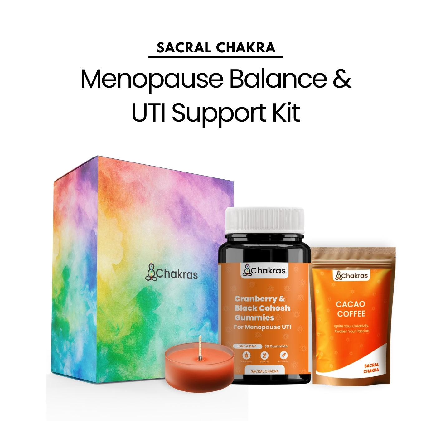 Sacral Chakra Menopause Balance & UTI Support Kit
