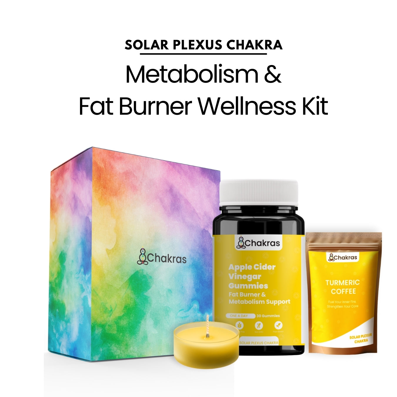 Solar Plexus Chakra Metabolism & Fat Burner Wellness Kit