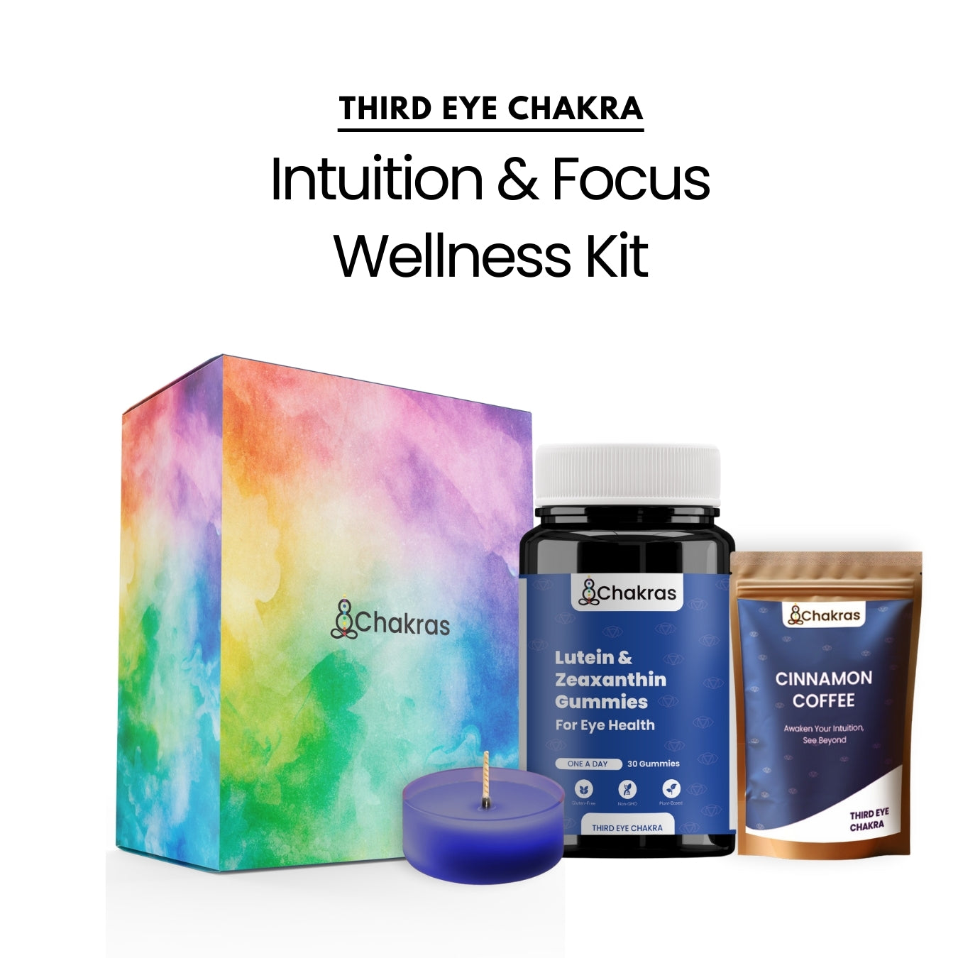 Third Eye Chakra Intuition & Focus Wellness Kit